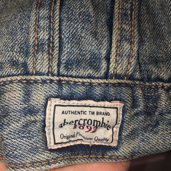 Abercrombie distressed Jean jacket (#2) - Picture 2 of 8